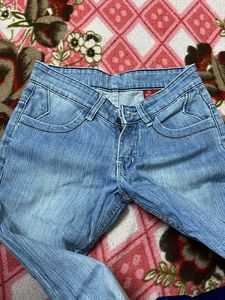 Light Wash Denim Jeans