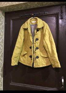 Stylish Yellow Button-Down Jacket