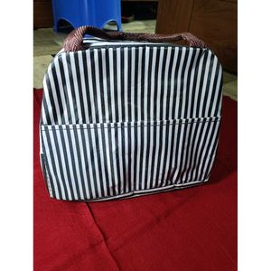 Striped Gym & Travel Bag