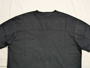Topten Men's Oversized Washed Grey T-Shirt
