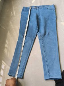 Light Wash Blue Denim Jeans