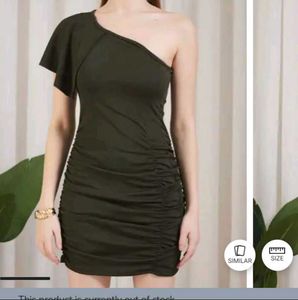 S size  One-Shoulder Bodycon Dress