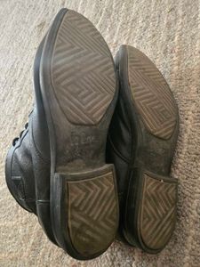 Lee Cooper Men's Black Leather High-Top Boots