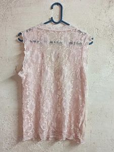Sparkling Embellished V-Neck Top
