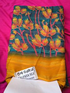 Elegant Floral Print Saree