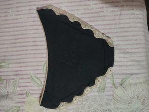 Black Lace Trim Briefs