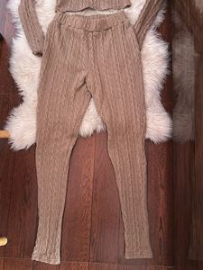 Cozy Knit Crop Top &amp; legging Set