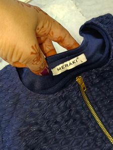Meraki 1 Peice Double Layered With Front Zip