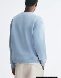 H&amp;m Light Blue Crew Neck Sweatshirt