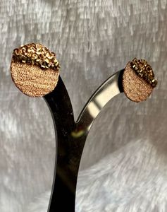 Handmade Beaded Hoop Earrings