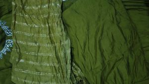 handwork green colour suit sets