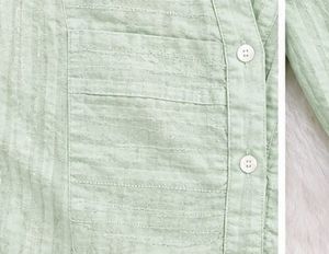 Light Green Striped Kurta
