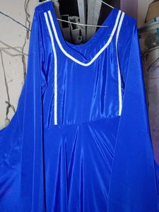 heavy long party wear silk dress