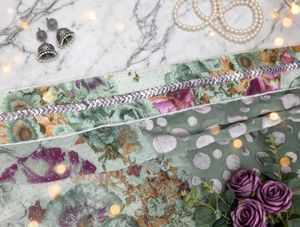 Elegant Floral Print Saree