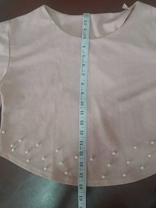 Pearl Embellished Bell Sleeve Top