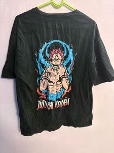 Men's Black Graphic T-Shirt
