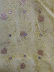 Yellow Kurta with Floral Print