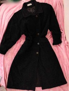 🧥 Oversized Long Elegant Black Coat