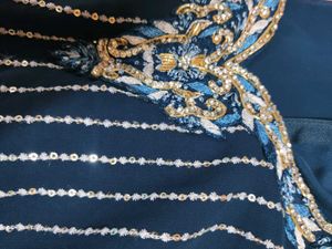 Elegant Blue Embroidered Salwar Suit