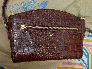 Hidesign Croc Embossed Sling Bag