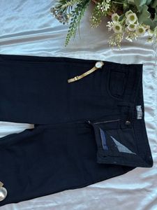 High Waisted Wide Leg Black Jeans