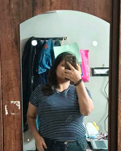 Striped Crew Neck T-Shirt