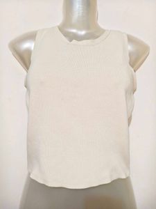 🔥 BUY 1, GET 1 FREE🔥Cream Sleeveless Tank Top
