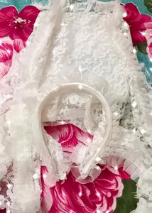 Beautiful White Flower Girl Dress