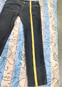 Pant check Piece design/Boxes pattern/Cotton