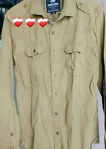 Men's Olive Green Casual Shirt