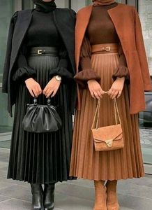 Indo Western Long Black Skirt