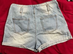 Light Wash Denim Shorts