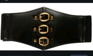 Stylish Black Sleek Formal &amp; Casual Waist Belt