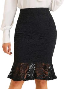 Y2K black skirt