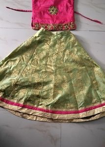 ***sale***Beautiful Pista Colour Lehenga Choli