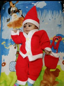 Santa Claus Dress For Baby