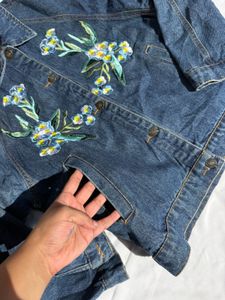 Embroidered Denim Jacket