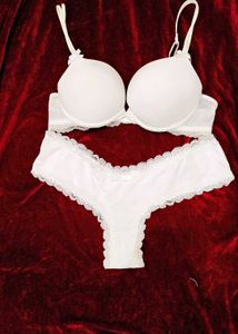 very beautiful white lingerie set 😍