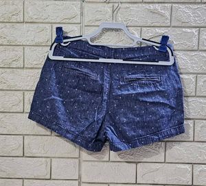 Old Navy Blue Polka Dot Shorts