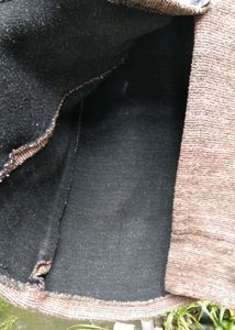 Brown Fur Collar Sweater
