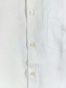 White Plain Slim Fit Formal Shirt (Men)
