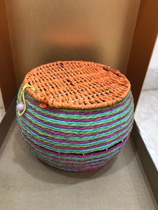 Jute Round Bowl Box (24Rasgulla Can Be Put)