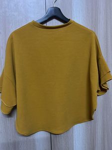 Cute mustard partying Top
