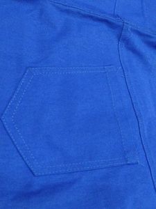 Royal Blue Button Detail pants ( capri)