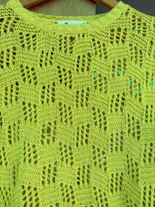 Lime Green Knit Sweater
