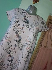 Floral Print A-Line Dress