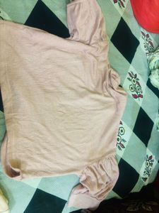 Peach top for girls