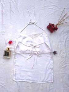 Y2k chatpati halter backless kurti🌙