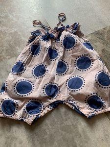 Cute Polka Dot Baby Romper