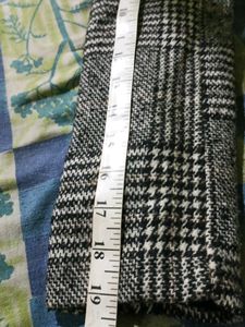 Black And White Long Over Coat